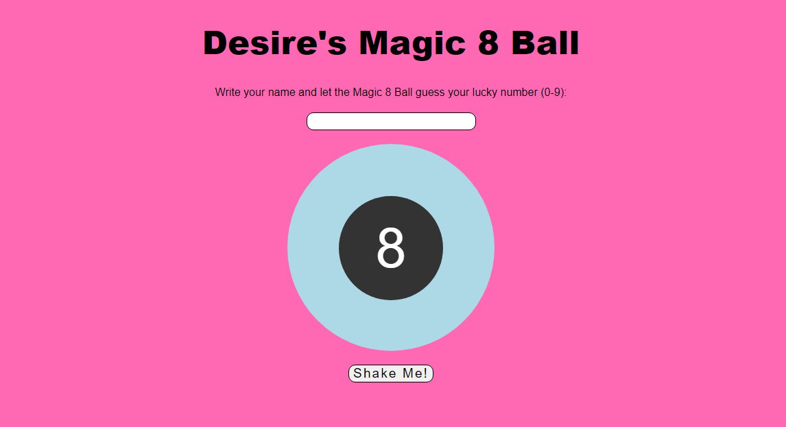 Magic 8 ball